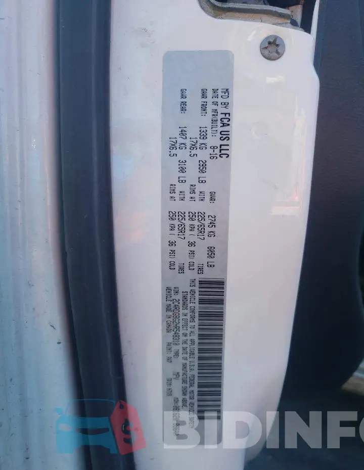 2C4RDGBG2HR548310 Photo# 13