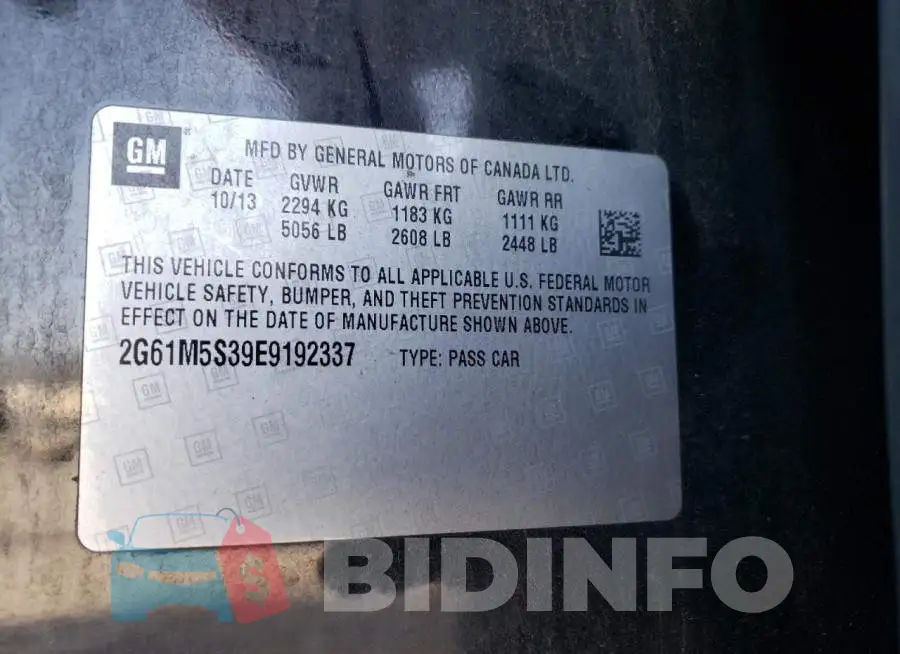 2G61M5S39E9192337 Photo# 13