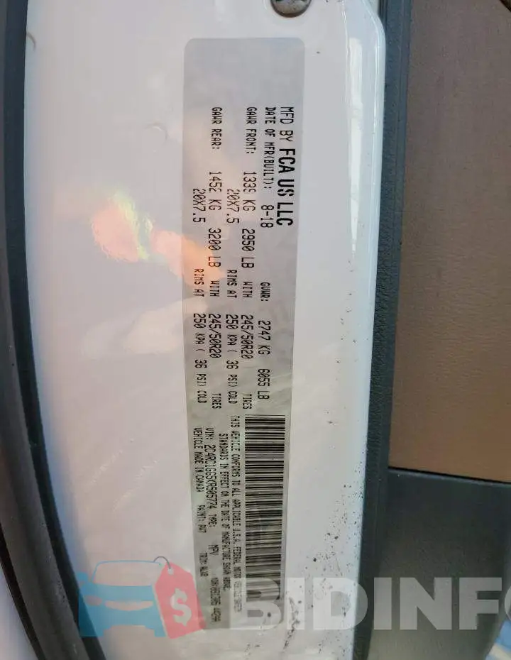 2C4RC1GG5KR505774 Photo# 13