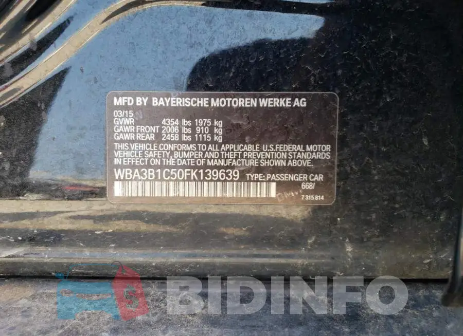 WBA3B1C50FK139639 Photo# 12