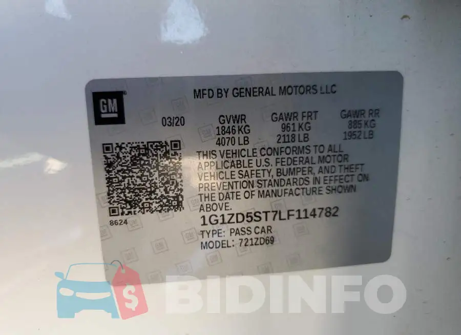 1G1ZD5ST7LF114782 Photo# 12