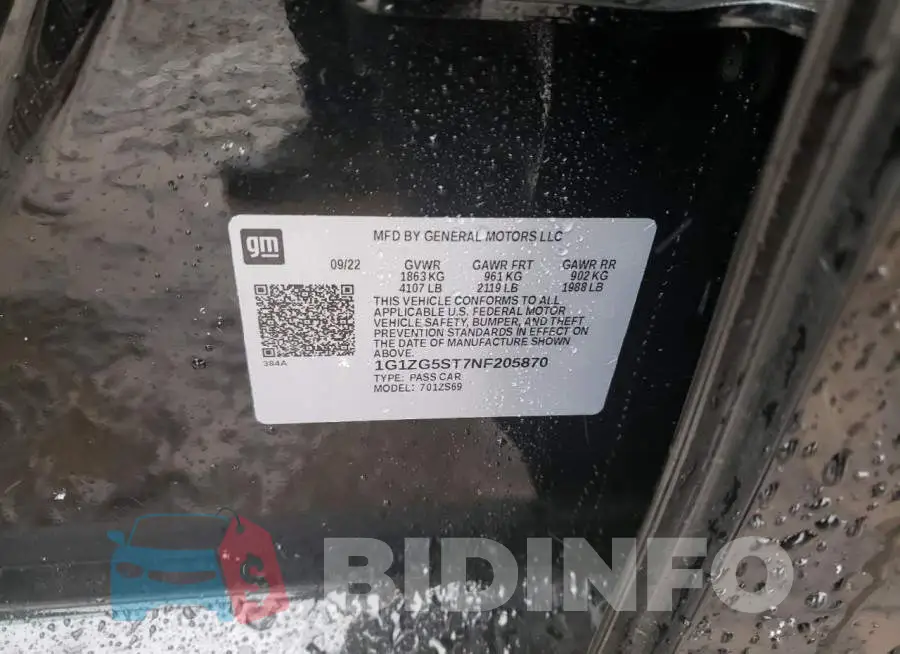 1G1ZG5ST7NF205870 Photo# 12