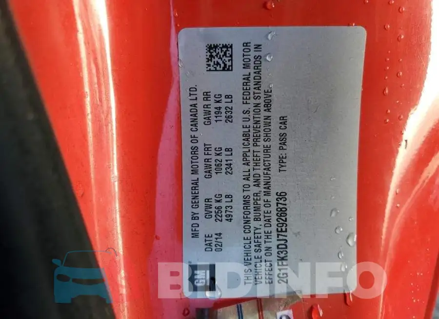 2G1FK3DJ7E9268736 Photo# 12
