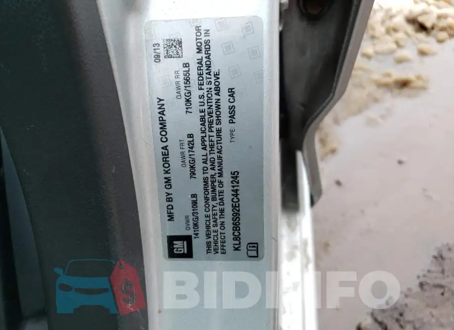 KL8CB6S92EC441245 Photo# 12