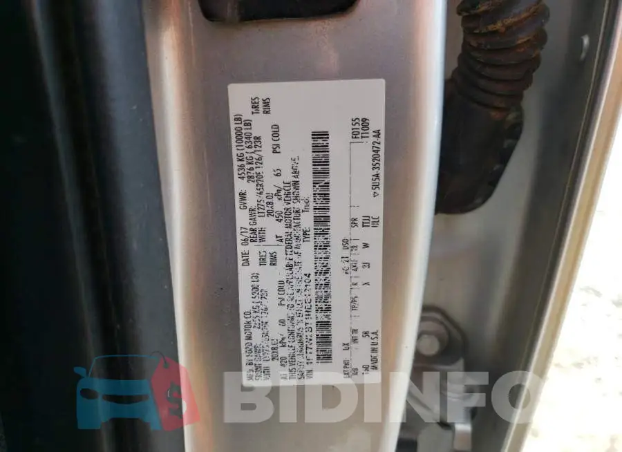 1FT7W2BT1HEE12104 Photo# 12