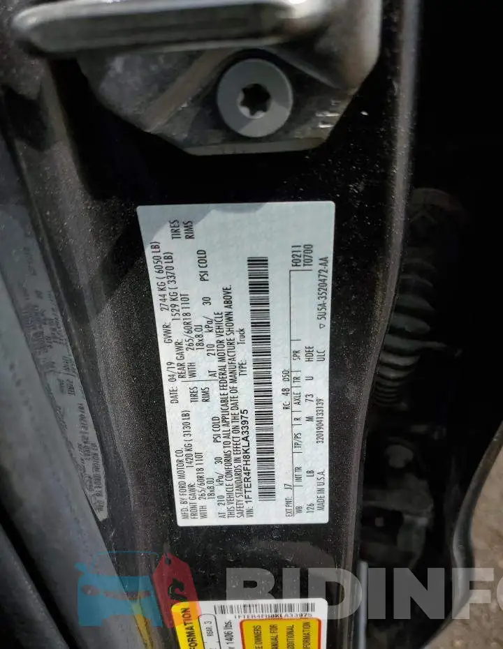 1FTER4FH8KLA33975 Photo# 13
