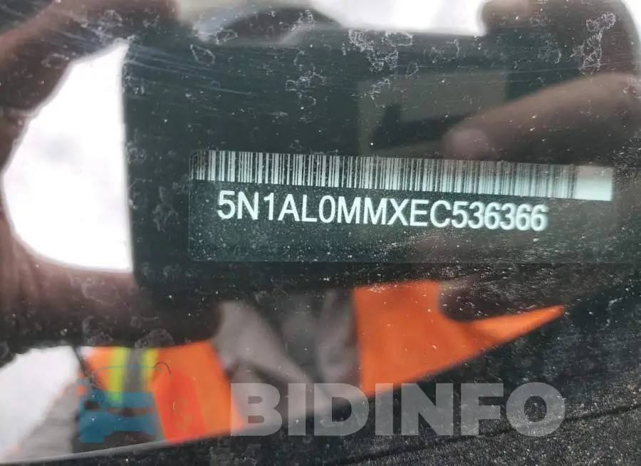 5N1AL0MMXEC536366 Photo# 13