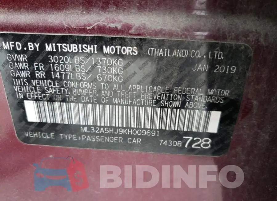 ML32A5HJ9KH009691 Photo# 12