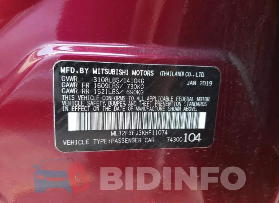 ML32F3FJ3KHF11074 Photo# 12