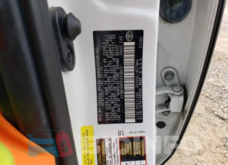 4T1BK1EB1FU179472 Photo# 12