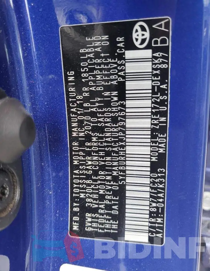 5YFBURHEXJP797673 Photo# 12