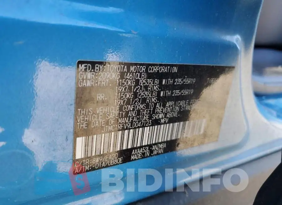 JTMC1RFV9LD047123 Photo# 13