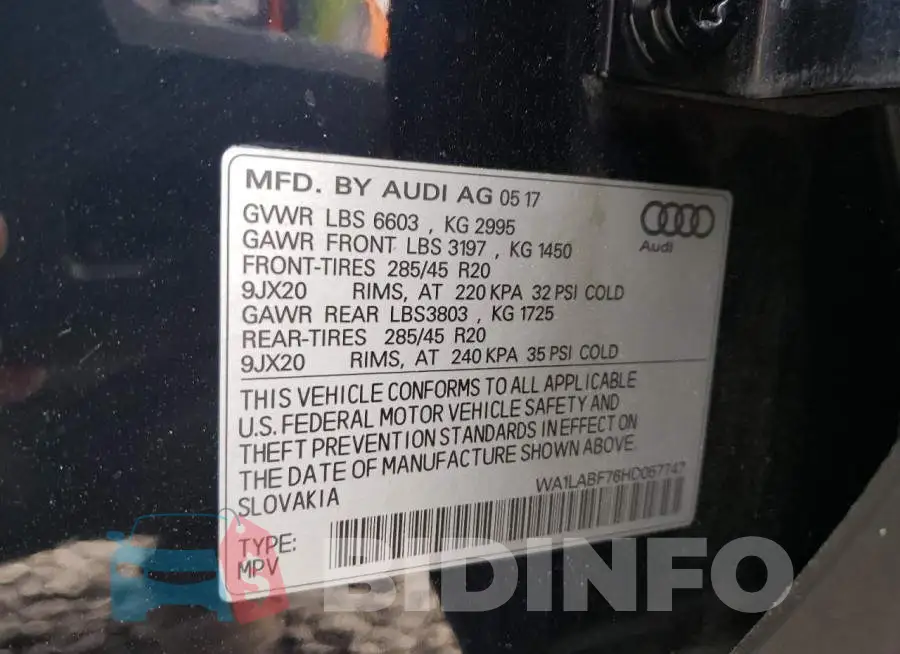 WA1LABF76HD057747 Photo# 13