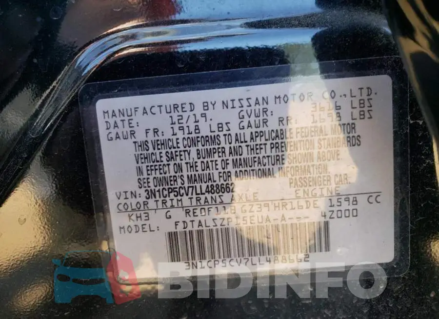 3N1CP5CV7LL488662 Photo# 13