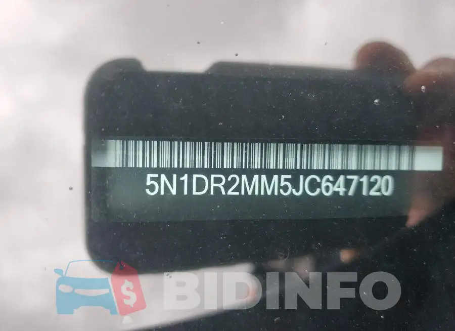 5N1DR2MM5JC647120 Photo# 13