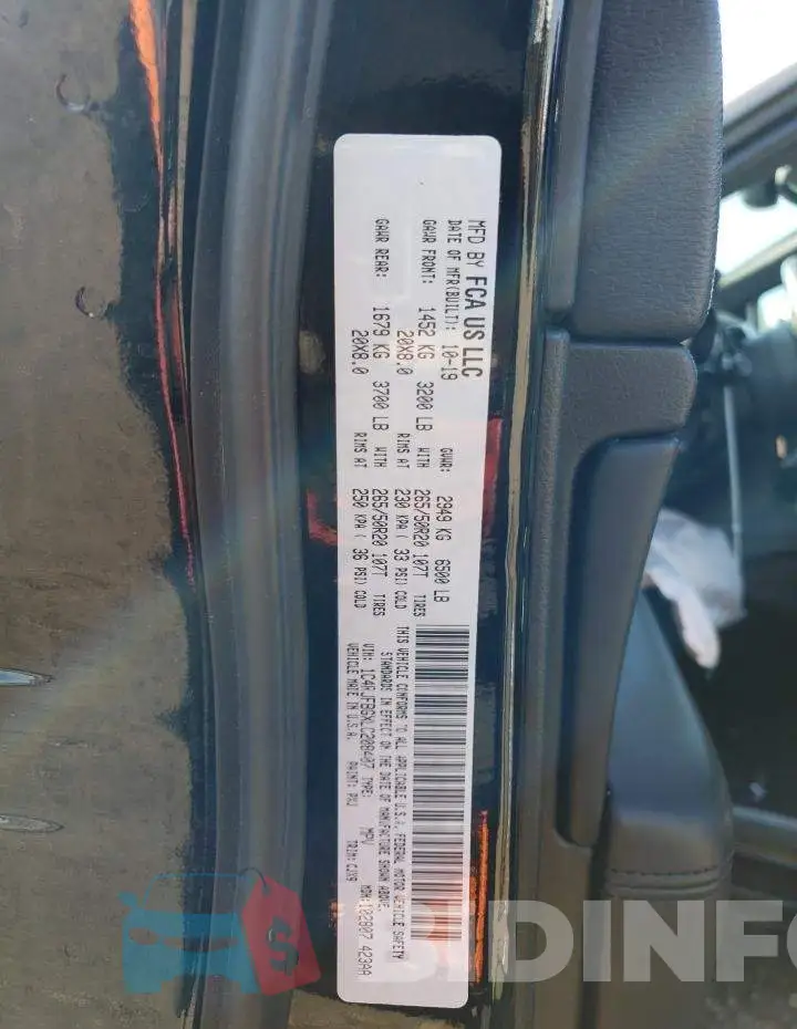 1C4RJFBGXLC208407 Photo# 14