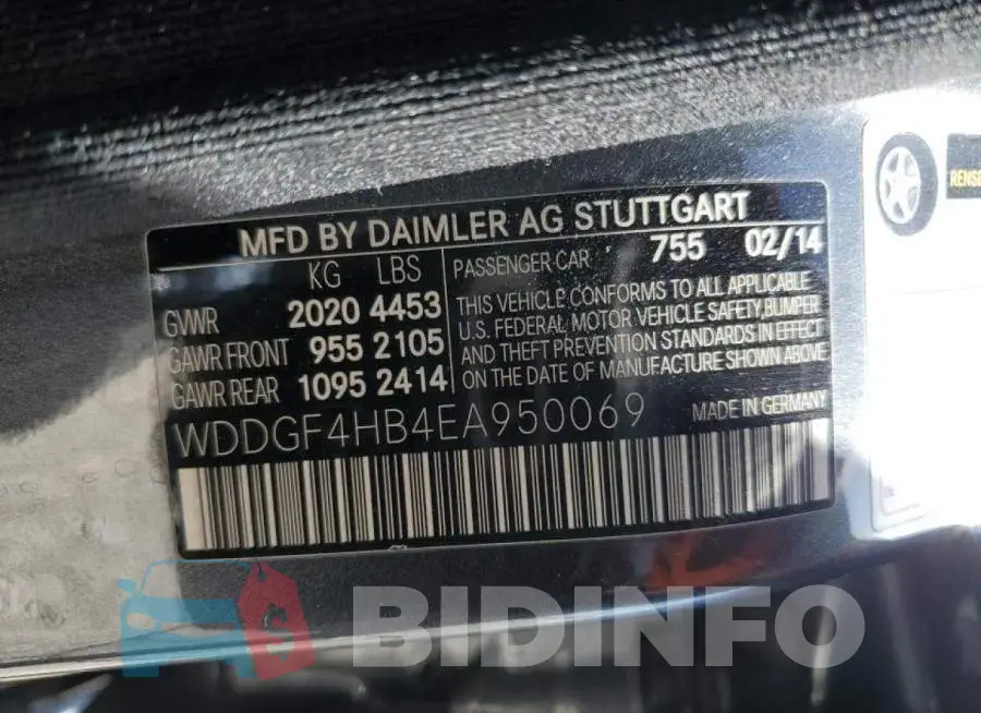 WDDGF4HB4EA950069 Photo# 13