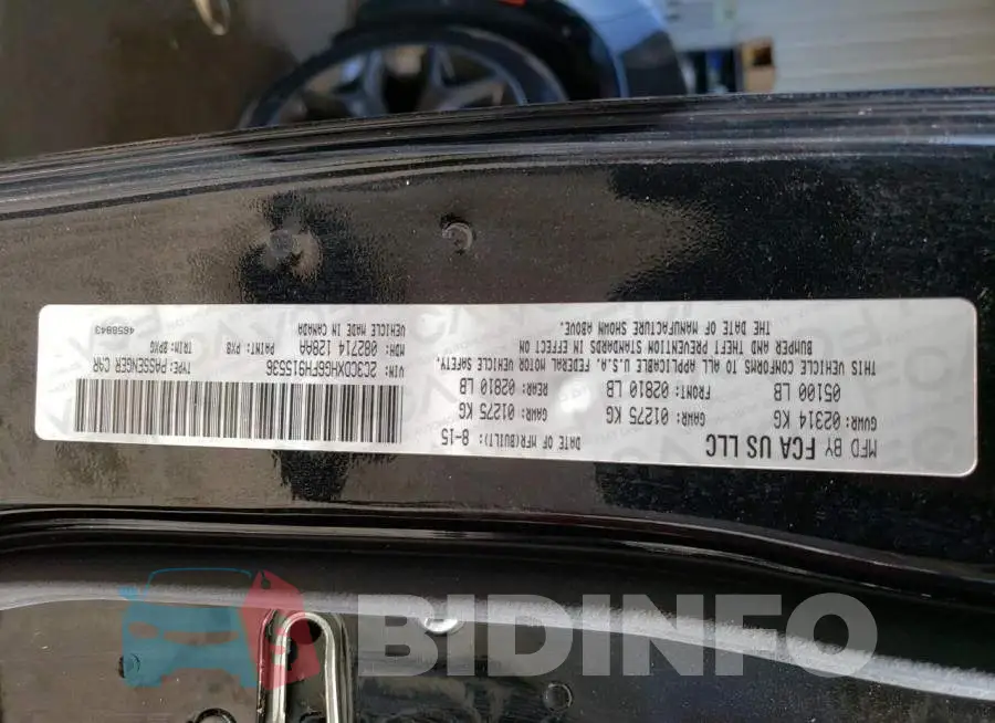 2C3CDXHG6FH915536 Photo# 13