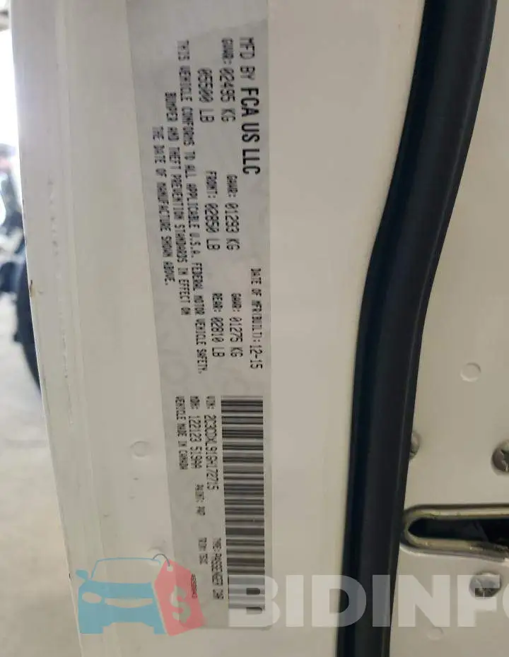2C3CDXL91GH172715 Photo# 13