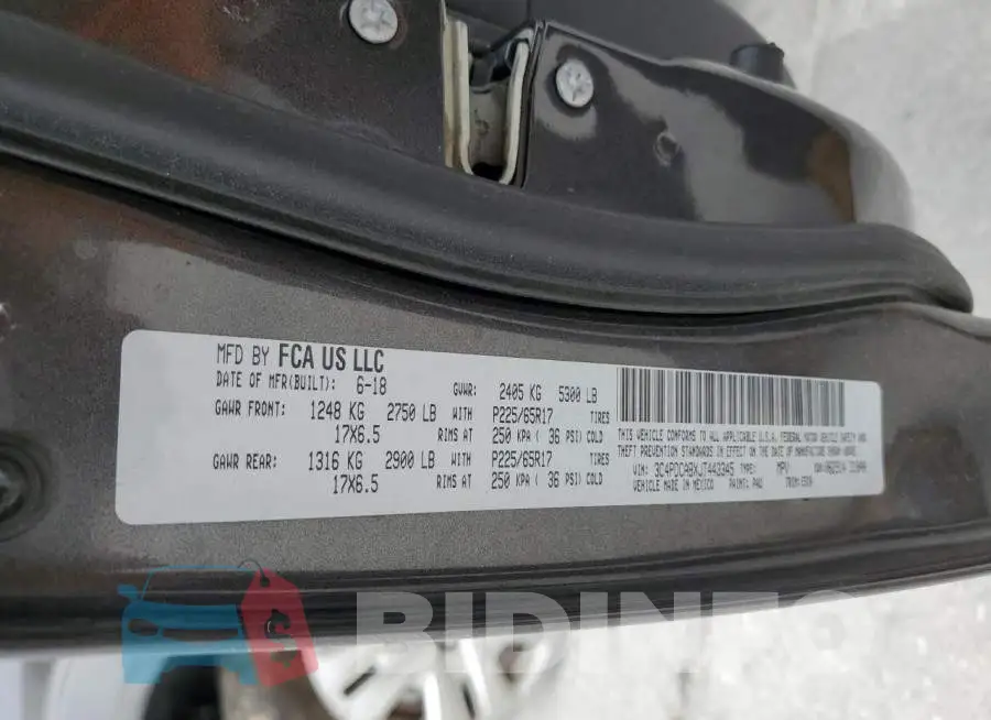 3C4PDCABXJT443345 Photo# 14