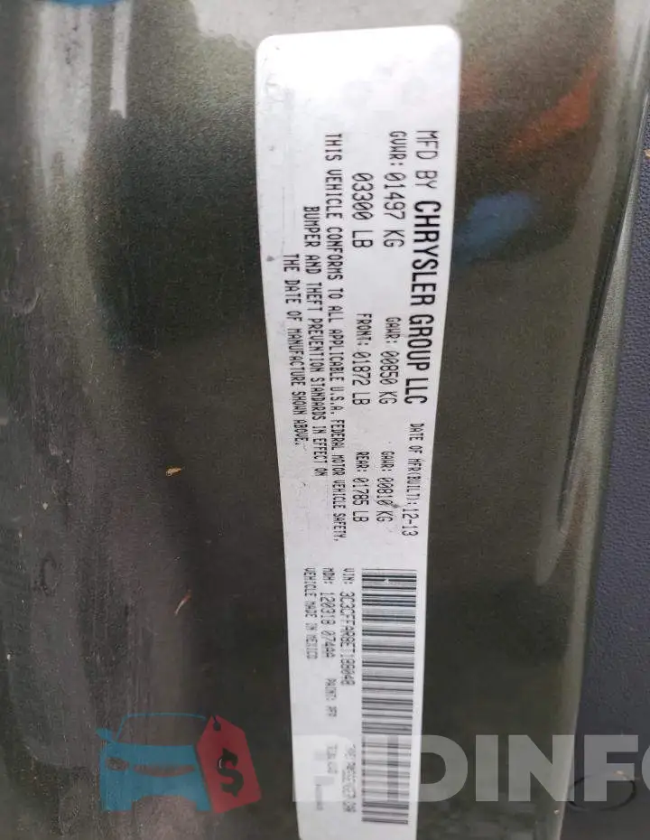 3C3CFFAR8ET188048 Photo# 12