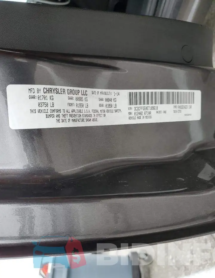 3C3CFFGE0ET189618 Photo# 12