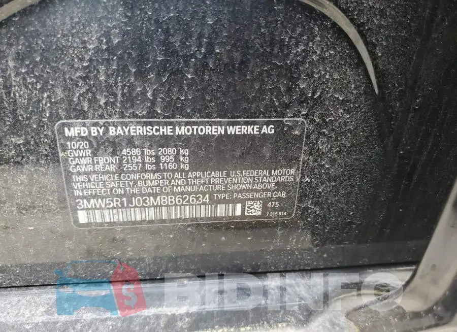 3MW5R1J03M8B62634 Photo# 12