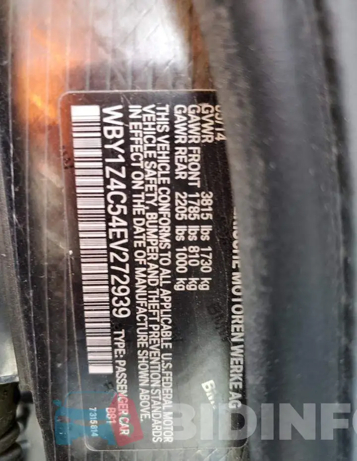 WBY1Z4C54EV272939 Photo# 12