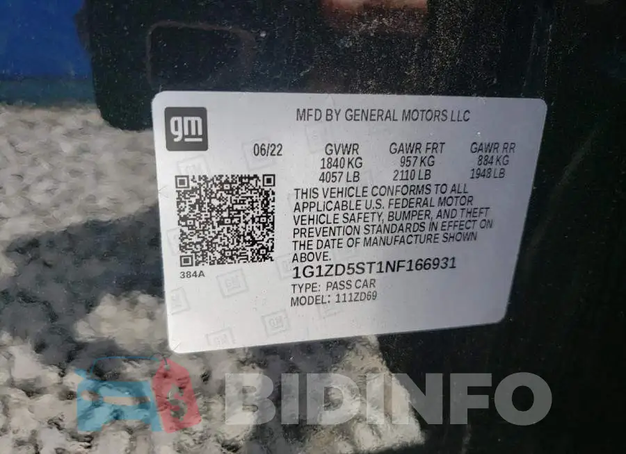 1G1ZD5ST1NF166931 Photo# 12