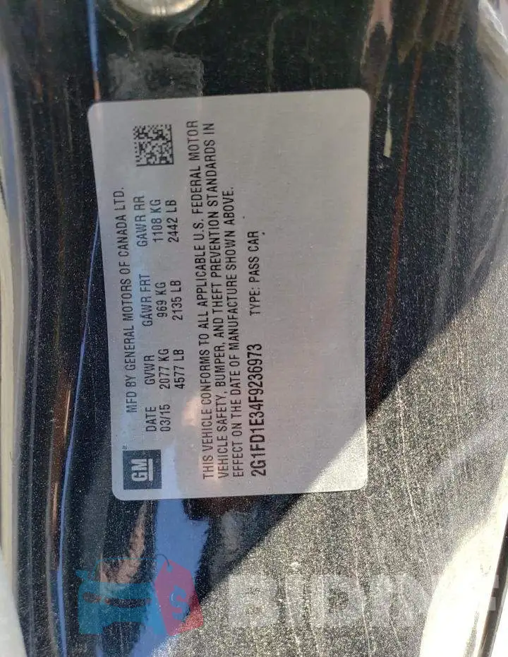2G1FD1E34F9236973 Photo# 12