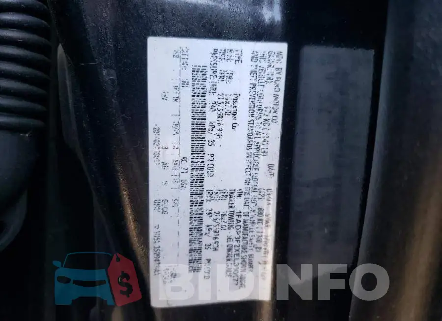 1FADP3F2XEL300177 Photo# 12