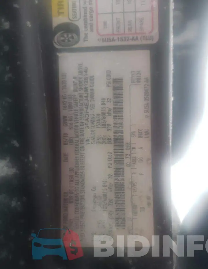 3FADP4EJ4JM128140 Photo# 12