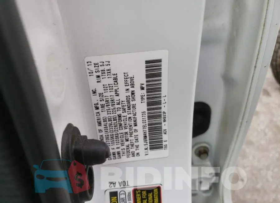 5J6RM4H77EL031735 Photo# 13