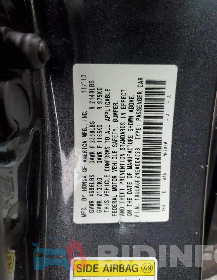 19UUA8F24EA004528 Photo# 12