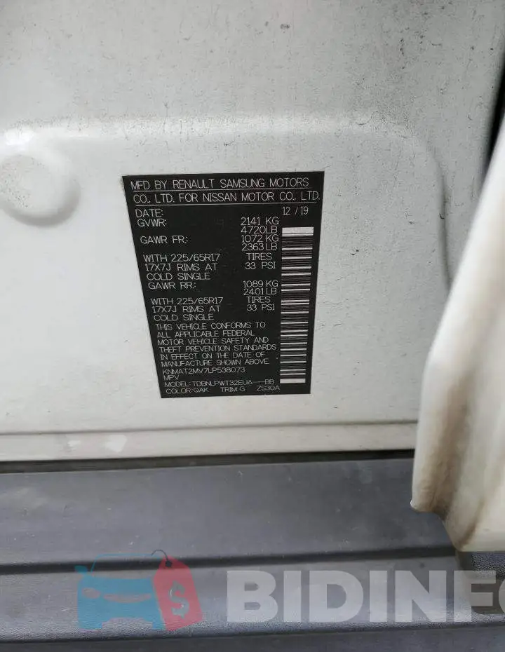 KNMAT2MV7LP538073 Photo# 13