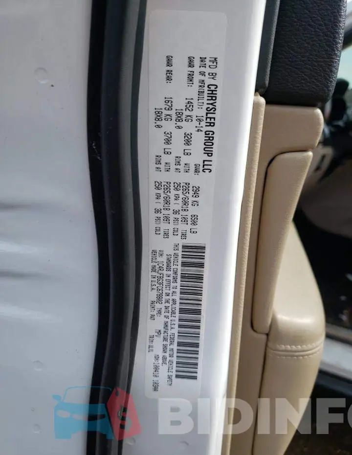1C4RJFBG3FC678802 Photo# 13