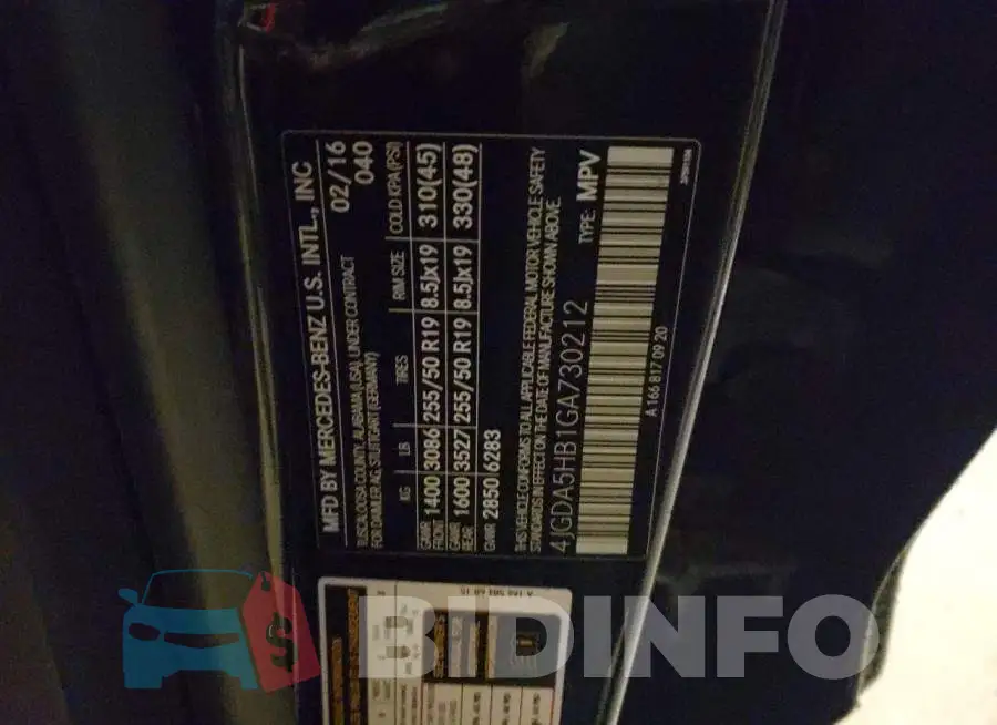 4JGDA5HB1GA730212 Photo# 12
