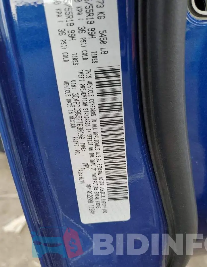 3C4PDCBG5FT630106 Photo# 12