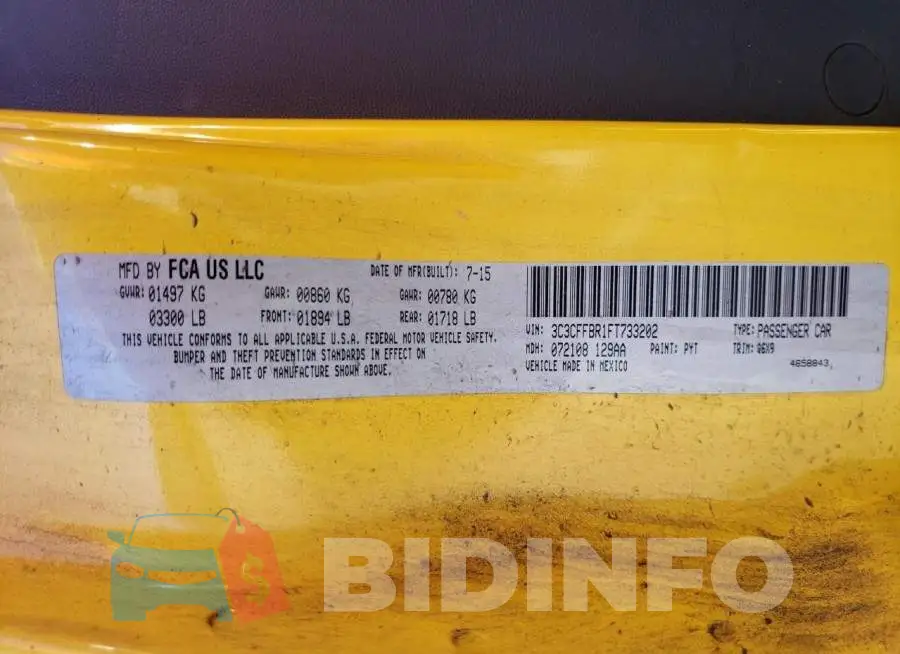 3C3CFFBR1FT733202 Photo# 12