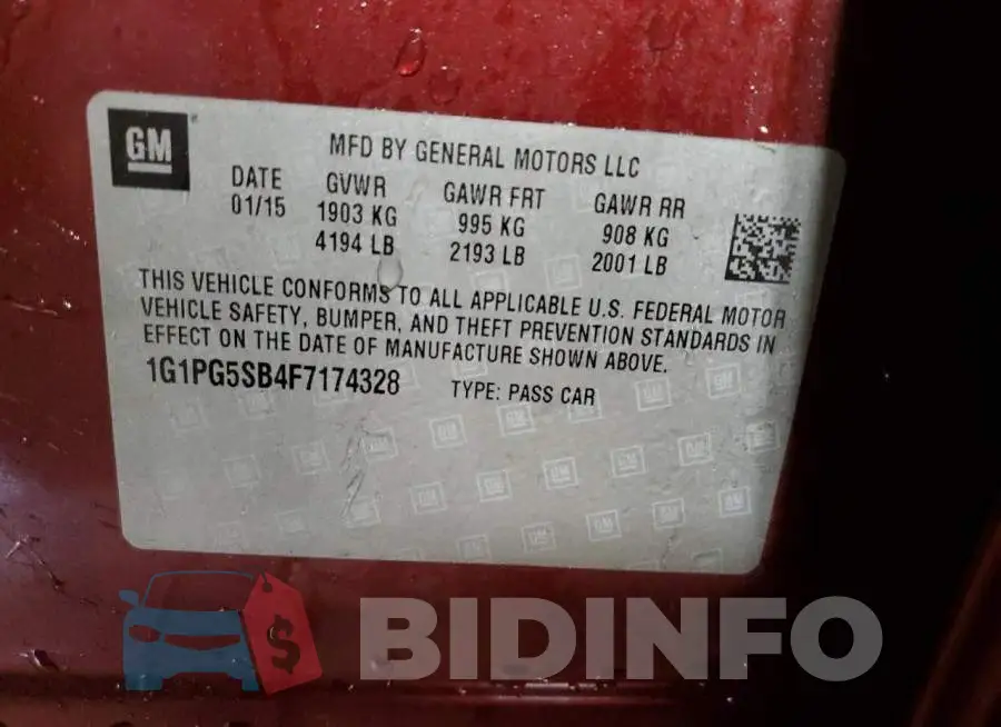 1G1PG5SB4F7174328 Photo# 12