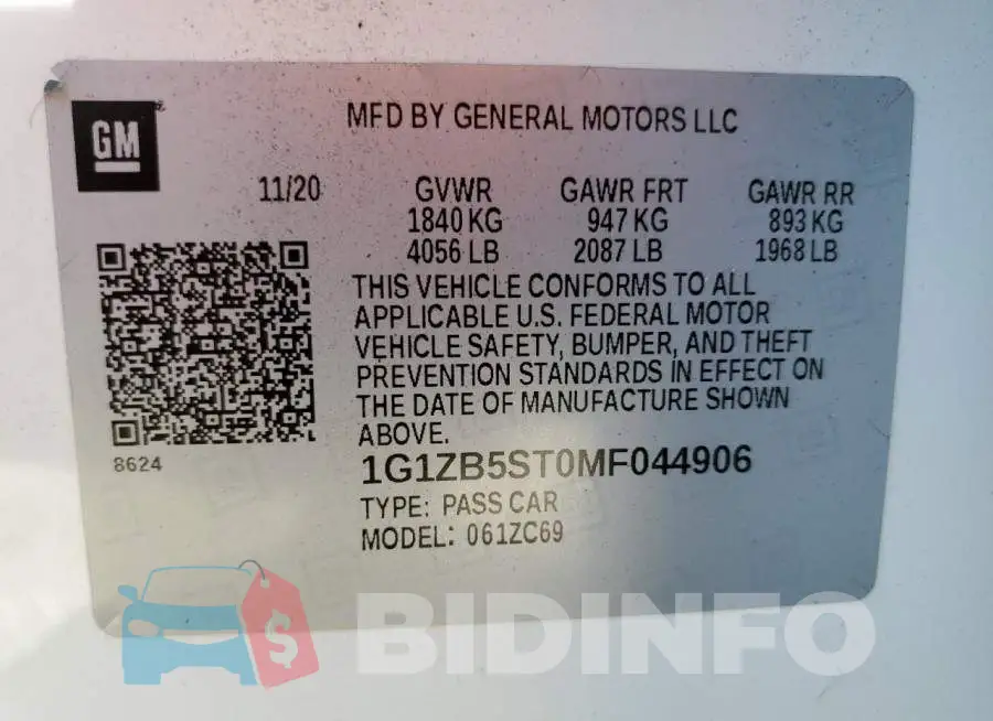 1G1ZB5ST0MF044906 Photo# 12
