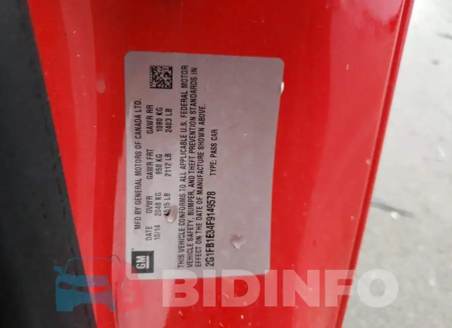 2G1FB1E34F9149578 Photo# 12