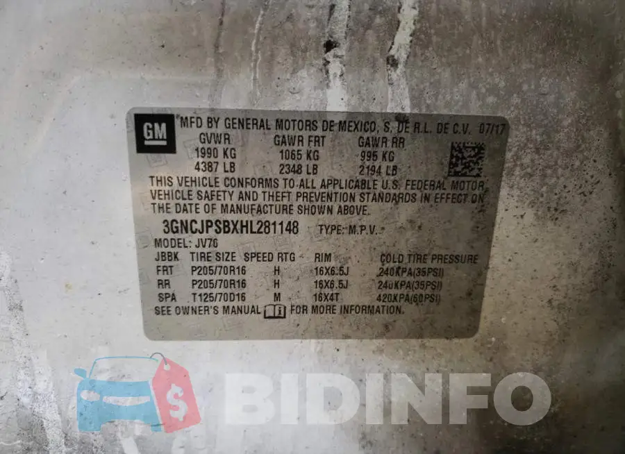 3GNCJPSBXHL281148 Photo# 13