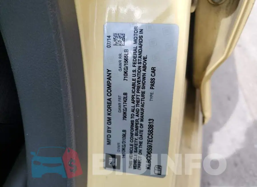 KL8CD6S97EC583813 Photo# 12