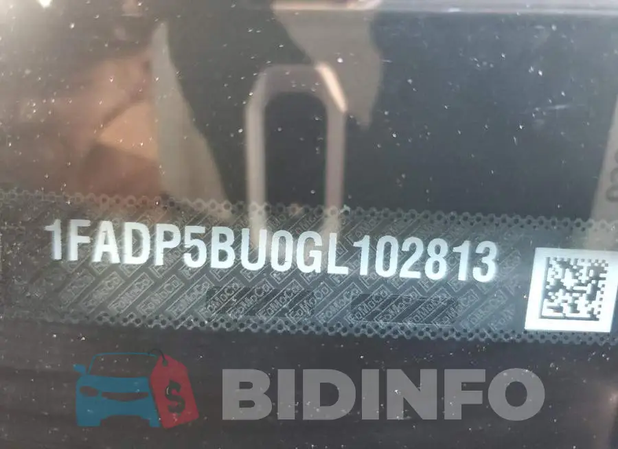 1FADP5BU0GL102813 Photo# 14