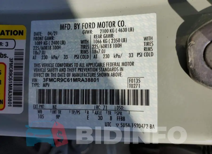 3FMCR9C61MRA38801 Photo# 12