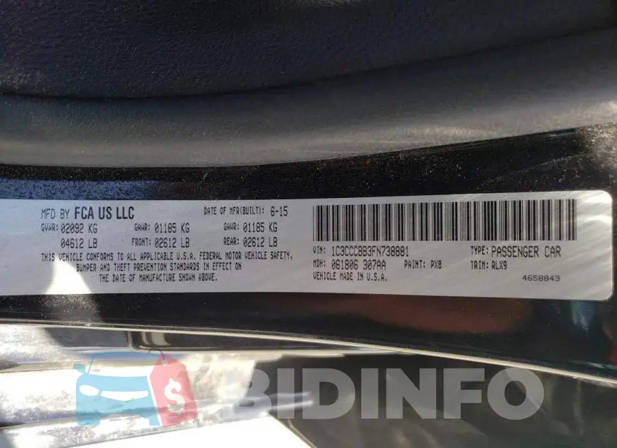 1C3CCCBB3FN738881 Photo# 10