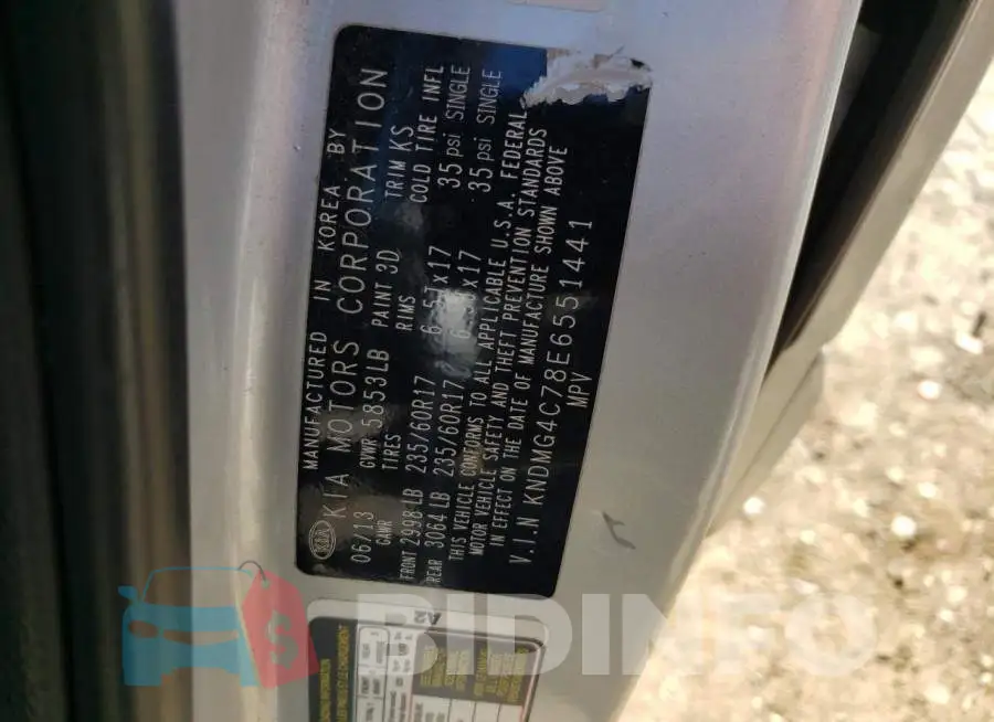 KNDMG4C78E6551441 Photo# 13