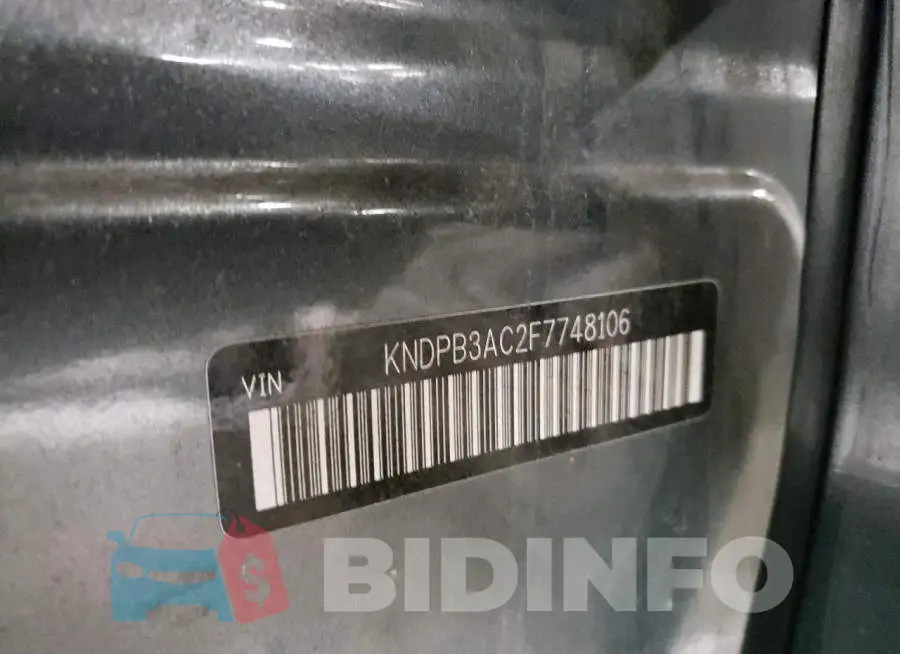 KNDPB3AC2F7748106 Photo# 12