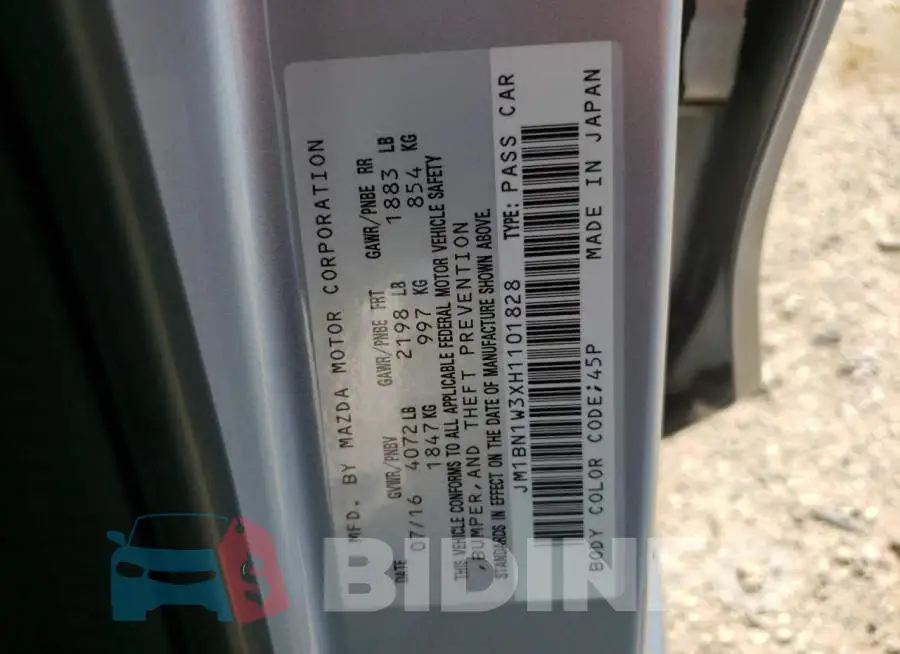 JM1BN1W3XH1101828 Photo# 12
